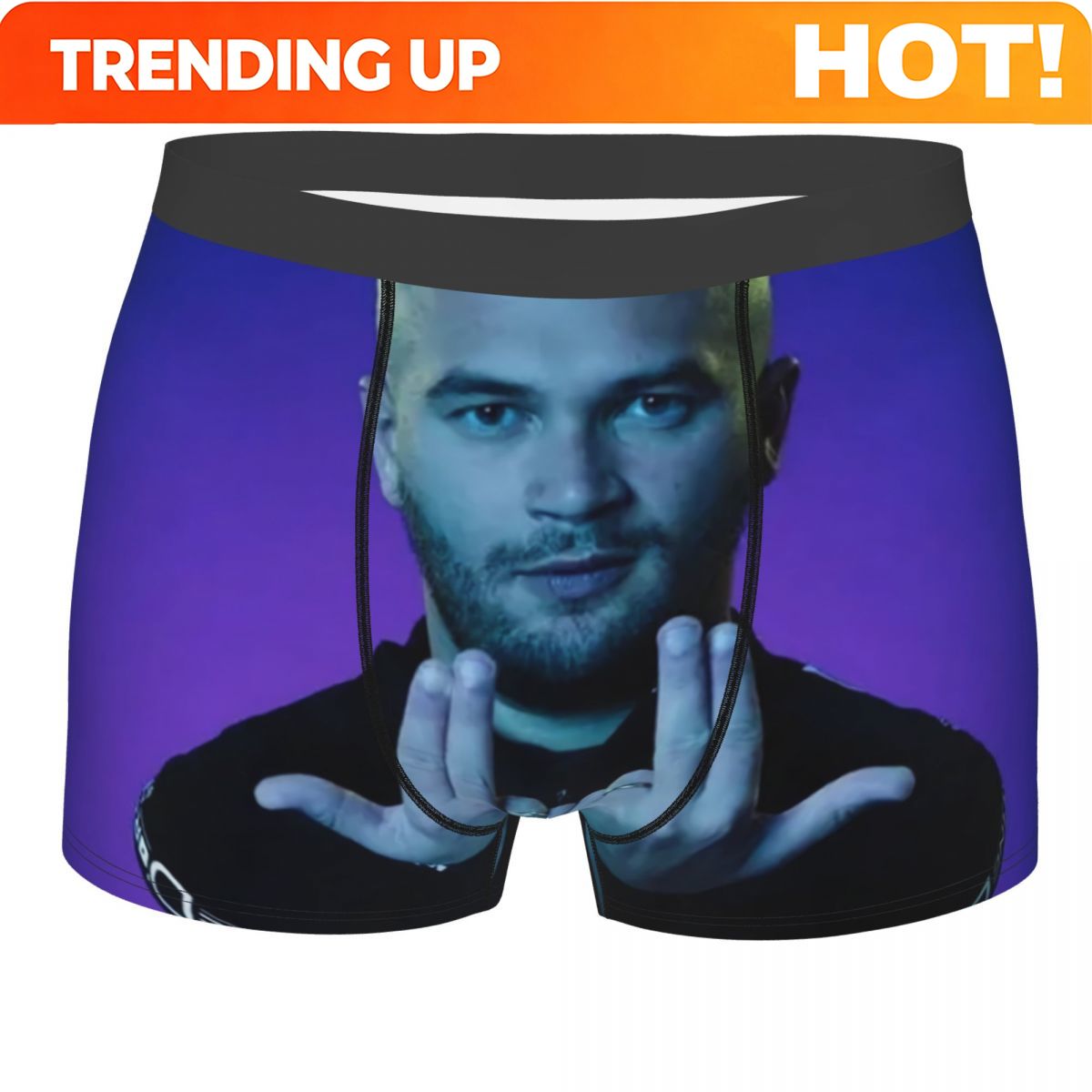 Boyshort Underwear - Aangepaste nieuwigheid Franse Rapper Jul Boxers
