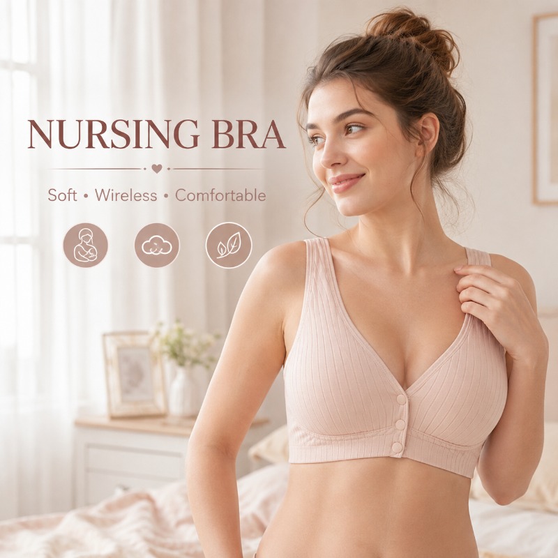 Voedingsbeha voor vrouwen, dra - Nursing Bra Sleep recensie en prijs