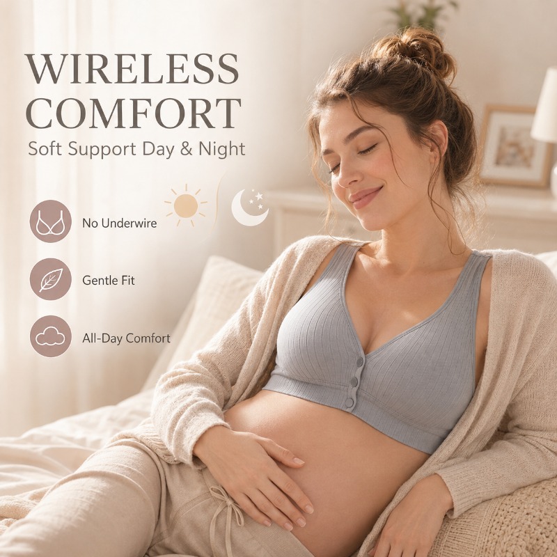 Voedingsbeha voor vrouwen, dra - Nursing Bra Sleep recensie en prijs